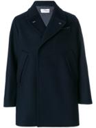 Oamc Concealed Tailored Coat - Blue