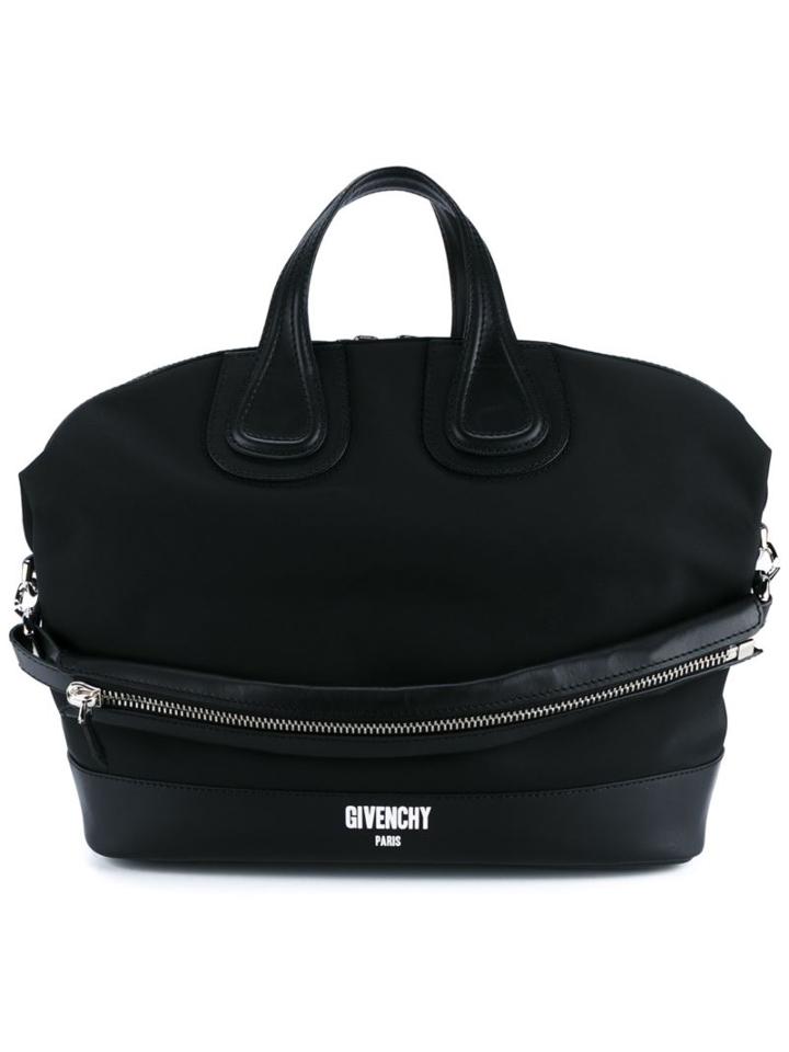 Givenchy 'nightingale' Top Handle Bag, Men's, Black, Polyamide/cotton/polyurethane
