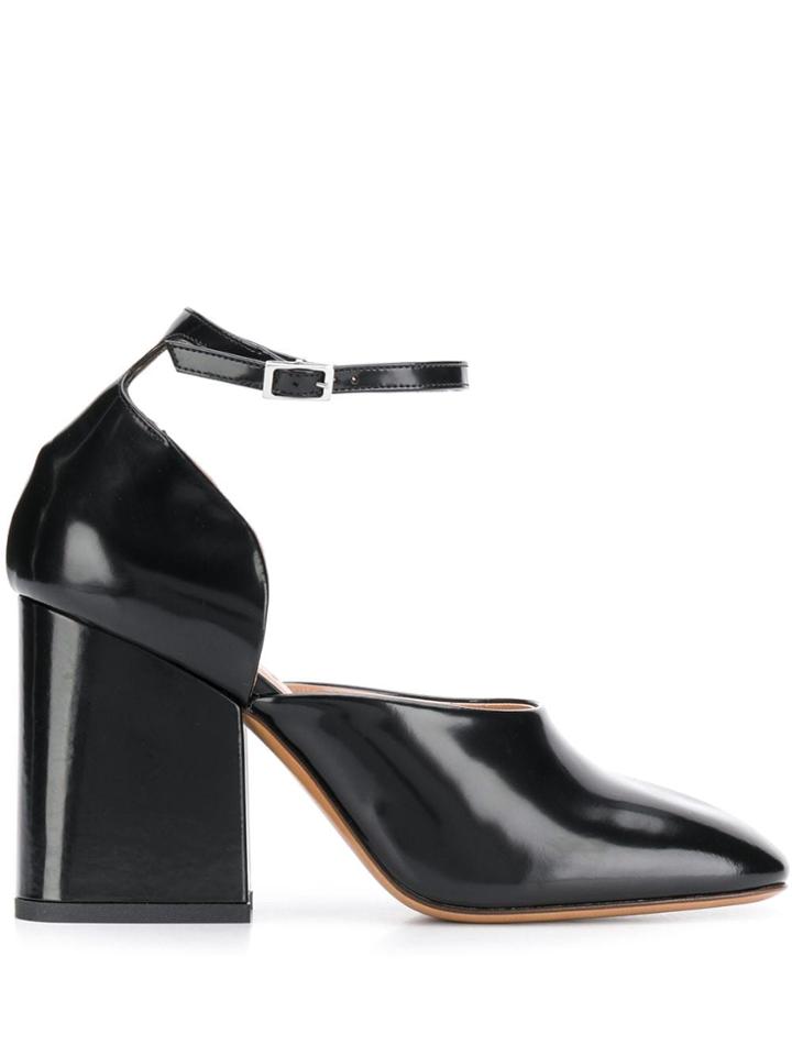 Marni Mary Jane Block Heel Pumps - Black
