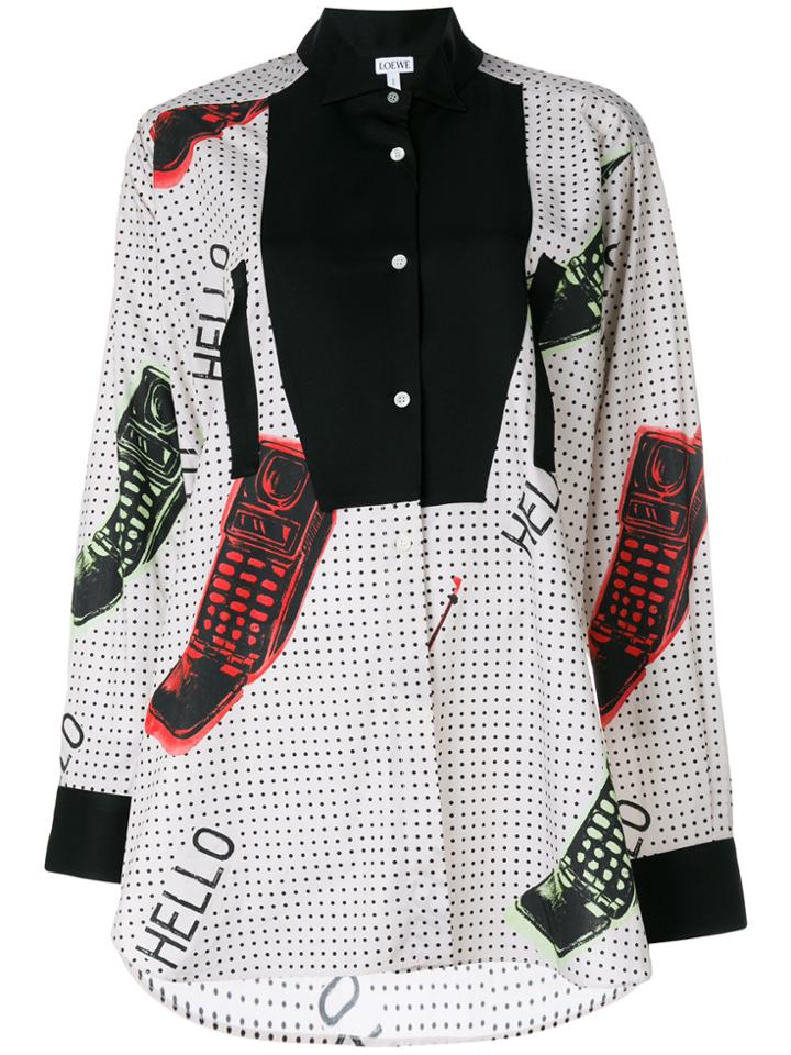 Loewe Mobile Phone Shirt - Nude & Neutrals
