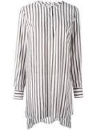 Brunello Cucinelli Long Striped Shirt