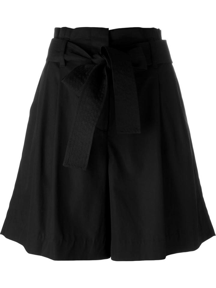 3.1 Phillip Lim Pleated A-line Skirt, Women's, Size: 8, Blue, Cotton