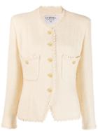 Chanel Pre-owned 1990's Scalloped Jacket - Neutrals