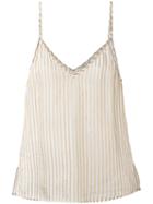 Mes Demoiselles - Spaghetti Strap Top - Women - Polyester/viscose - 38, White, Polyester/viscose
