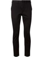 Fadeless Cropped Chino Trousers, Men's, Size: 32, Black, Cotton/polyurethane