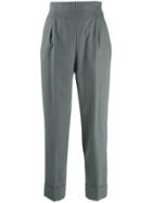 Romeo Gigli Pre-owned 1990's High Rise Tailored Trousers - Grey