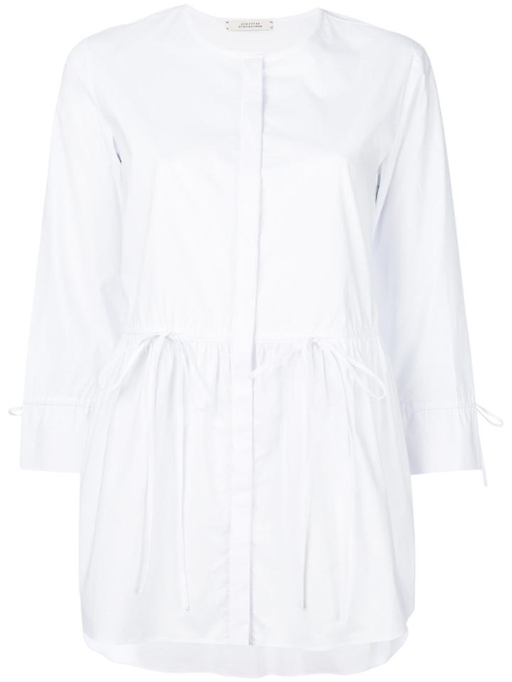 Dorothee Schumacher Drawstring Waist Detail Shirt - White