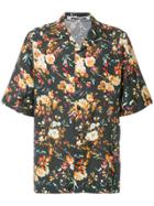 Mcq Alexander Mcqueen Floral Short-sleeved Shirt - Black