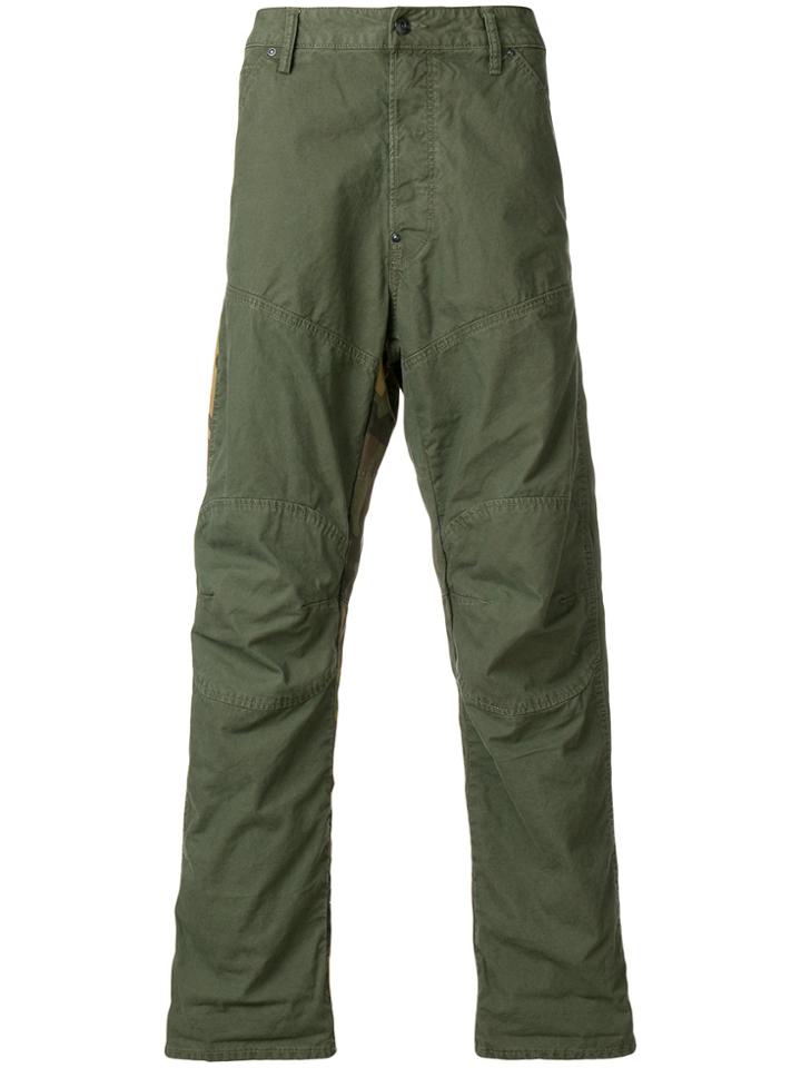 G-star Straight-leg Print Trousers - Green