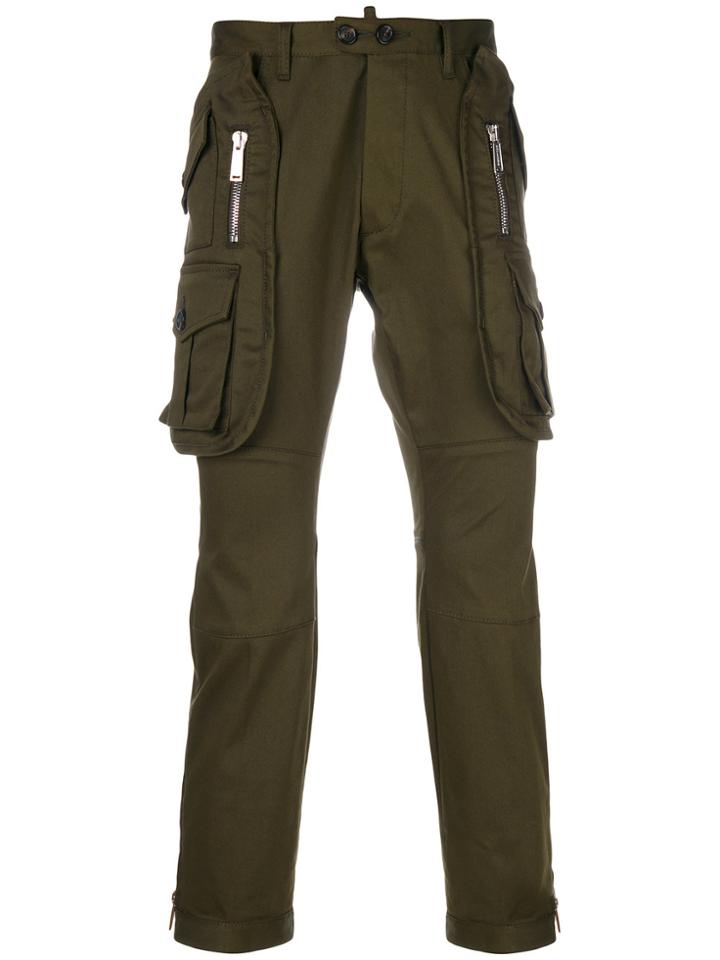 Dsquared2 Cargo Trousers - Green