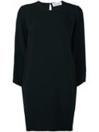Gianluca Capannolo Minimal Shift Dress, Women's, Size: 40, Black, Acetate/viscose