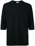 En Route - Three-quarters Sleeve T-shirt - Men - Cotton/polyester - 1, Black, Cotton/polyester