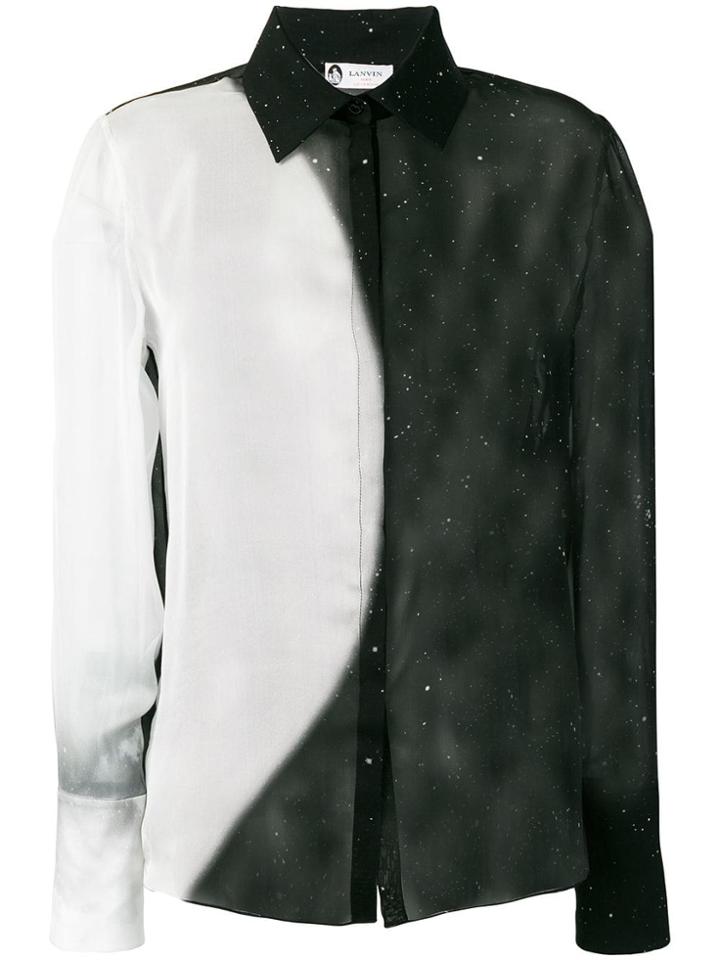 Lanvin Contrast Top - Black