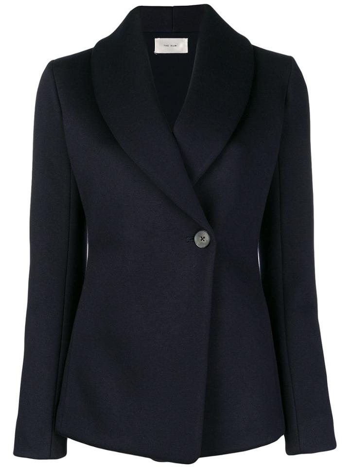 The Row Double-breasted Blazer Jacket - Blue
