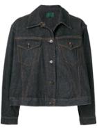Jean Paul Gaultier Vintage 1990's Flared Denim Jacket - Blue