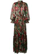 Dolce & Gabbana Patterned Gown - Brown