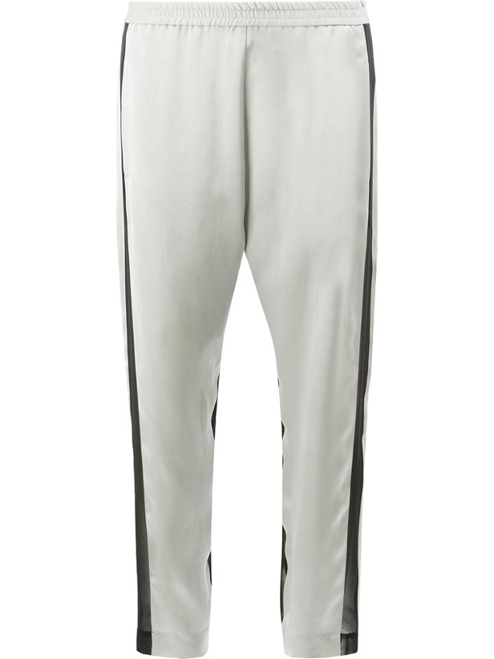 Ilaria Nistri Side Stripe Track Pants - Grey
