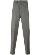 Ami Alexandre Mattiussi Side Stripe Tailored Trousers - Grey