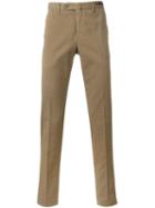 Pt01 Super Slim Fit Trousers, Men's, Size: 56, Brown, Cotton/spandex/elastane