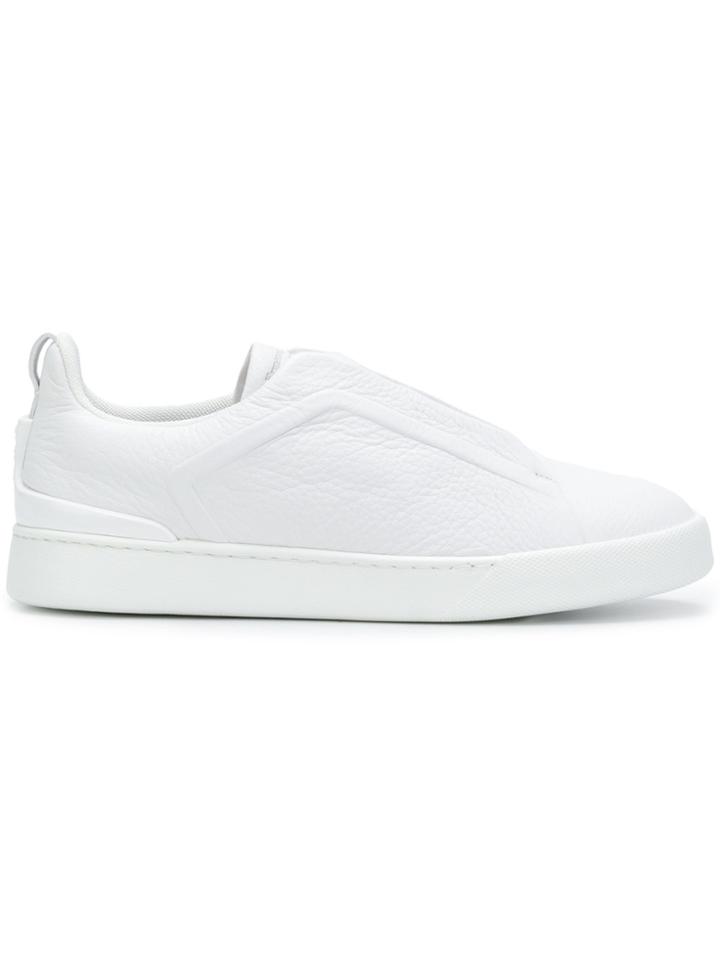 Z Zegna Slip-on Sneakers - White