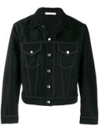 Helmut Lang Contrast Stitch Denim Jacket - Black