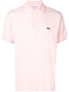 Lacoste Embroidered Logo Polo Shirt - Pink