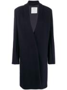 Sportmax Classic Single-breasted Coat - Blue