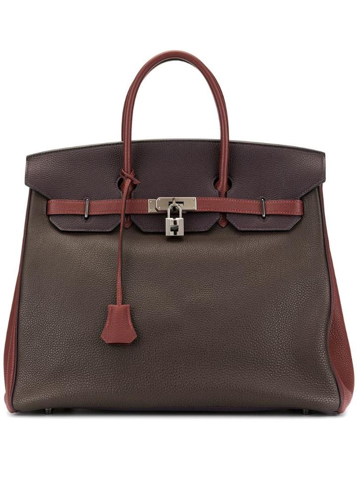 Hermès Pre-owned Aucroix 36 Tote - Brown