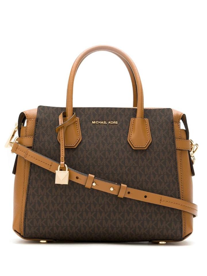 Michael Michael Kors Medium Mercer Satchel Bag - Brown