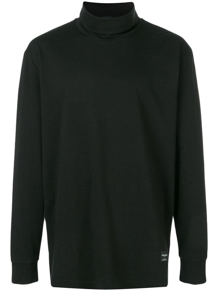 Tom Wood Loose Rollneck Sweater - Black