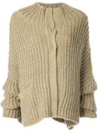 Forme D'expression Fisherman's Ribbed Cardigan - Yellow