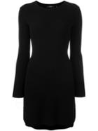 Theory Ardesia Dress, Women's, Size: S, Black, Viscose/polyester