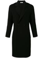 Jw Anderson Slim Double Breasted Coat - Black