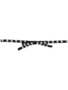 Nº21 Studded Bow-embellished Belt - Black