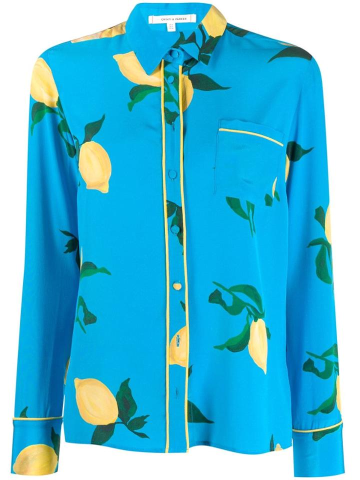 Chinti & Parker Lemon Shirt - Blue