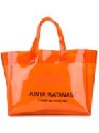 Junya Watanabe Large Logo Print Tote - Orange