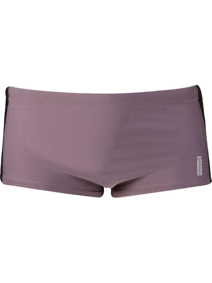 Lygia & Nanny Side Stripes Swimming Trunks, Men's, Size: 46, Grey, Polyamide/spandex/elastane