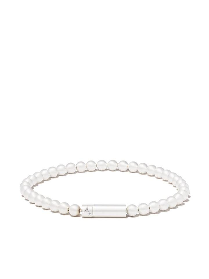 Le Gramme Le 25 Beaded Bracelet - Silver