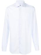 Barba Pin-stripe Fitted Shirt - White