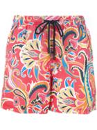 Etro - Floral Print Swim Shorts - Men - Nylon - Xl, Nylon