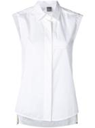 Lorena Antoniazzi Sleeveless Fitted Blouse - White