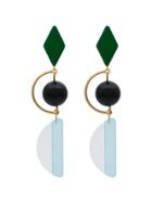 Marni Hook Earrings - Blue