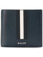 Bally Colour Block Bi-fold Wallet - Blue