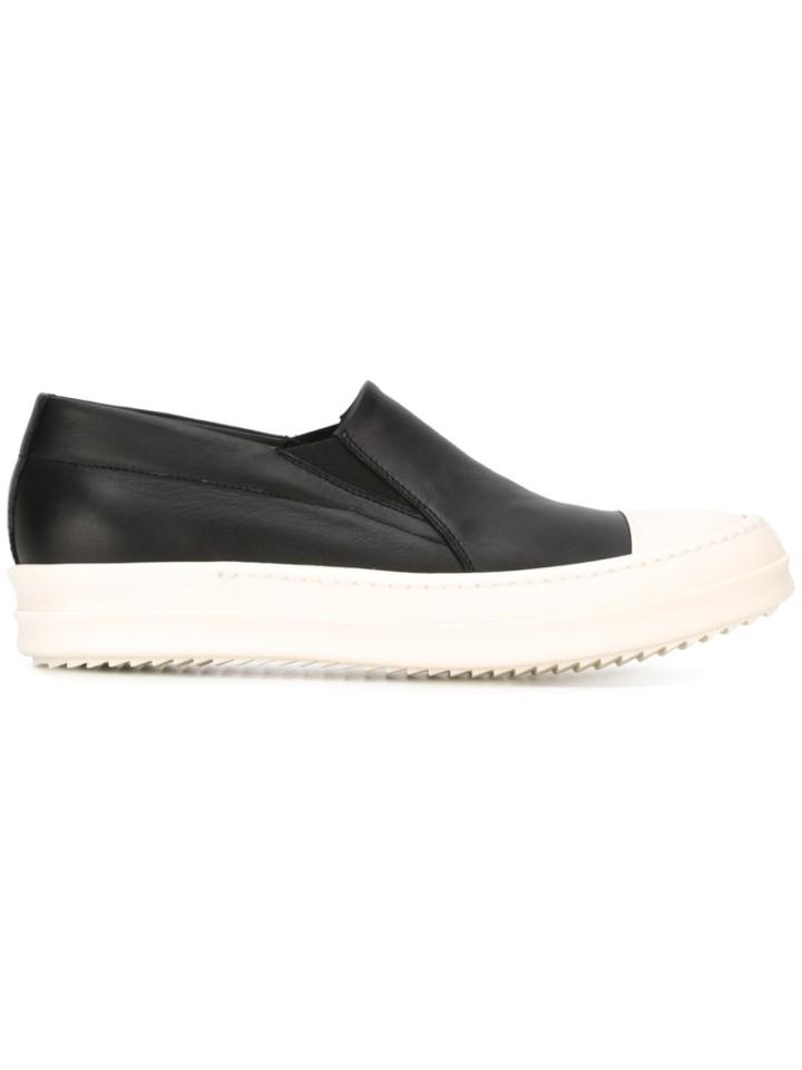 Rick Owens Boat Sneakers, Women's, Size: 38, Black, Leather/rubber