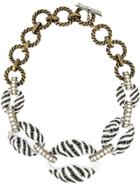 Lanvin Chain Link Necklace - White