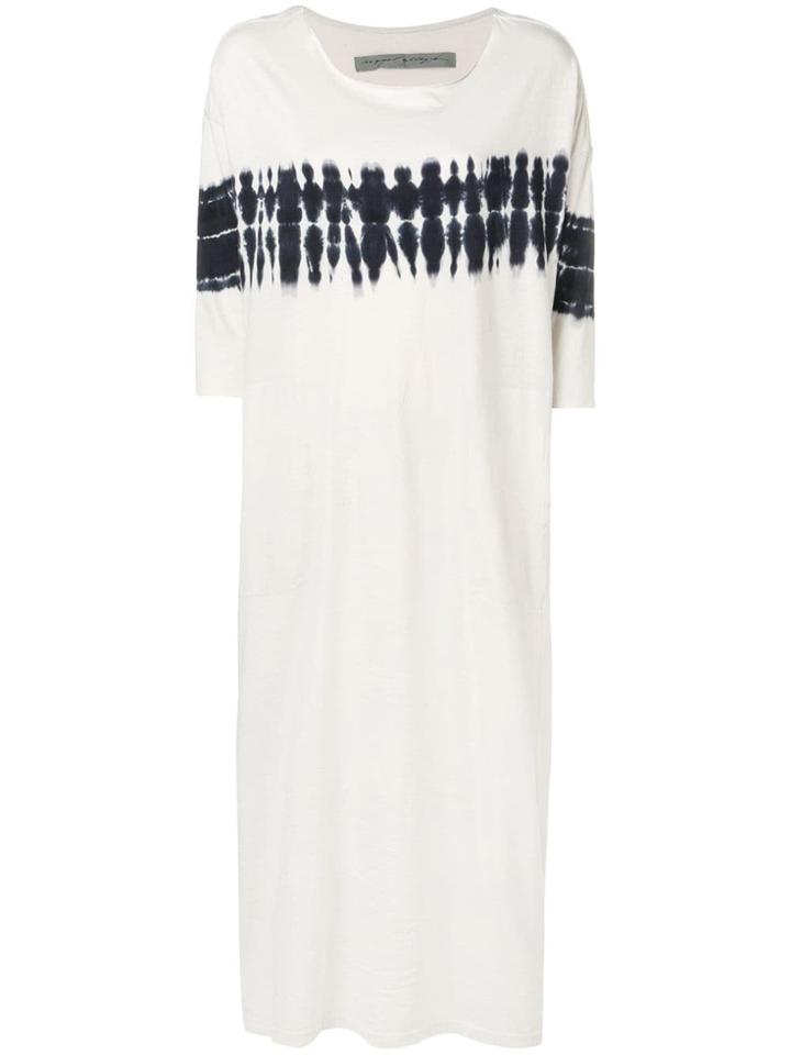 Raquel Allegra Tie-dye Loose Fit Dress - Neutrals