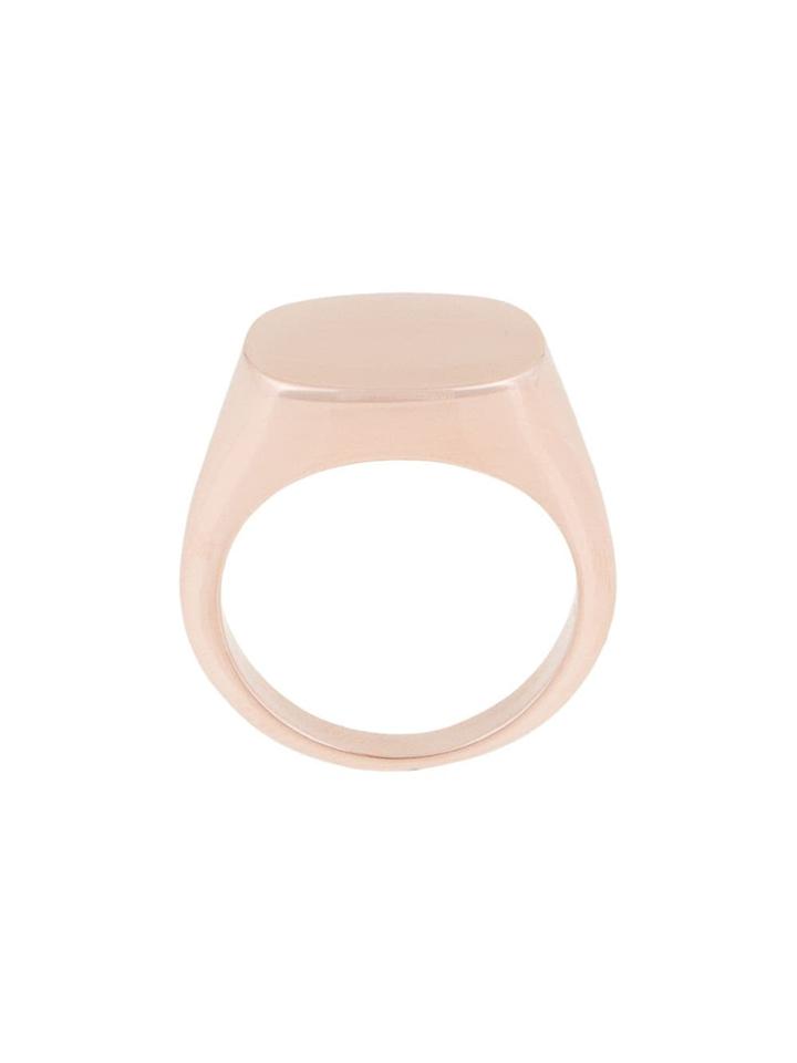 Jil Sander Oval Ring - Metallic
