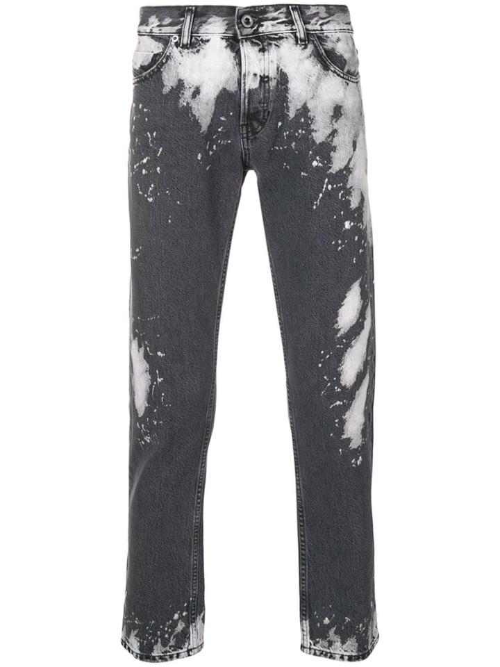 Diesel Black Gold Cropped Slim Jeans