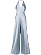 Alexander Wang Halter Neck Jumpsuit - Blue