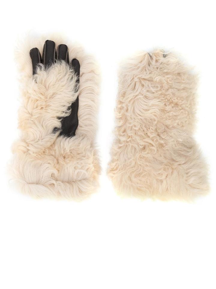 Marni Marni Gnmci05qu0lm044 Row13 Furs & Skins->lamb Skin - White